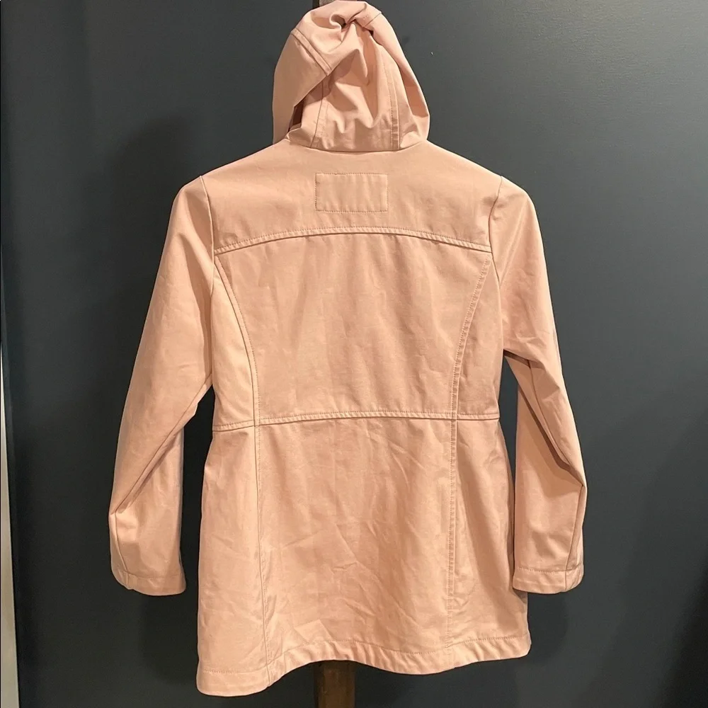 Michael Kors Pink Hooded Raincoat